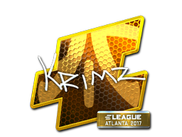 Наклейка | KRIMZ (металлическая) | Атланта 2017