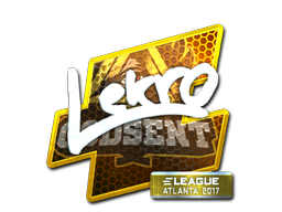Наклейка | Lekr0 (металлическая) | Атланта 2017