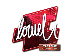 Наклейка | loWel (металлическая) | Атланта 2017
