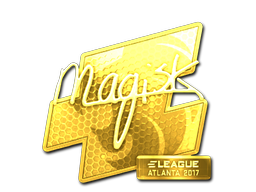 Наклейка | Magisk (золотая) | Атланта 2017