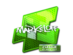 Наклейка | markeloff (металлическая) | Атланта 2017