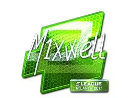 Наклейка | mixwell (металлическая) | Атланта 2017
