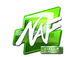Наклейка | NAF (металлическая) | Атланта 2017