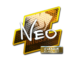 Наклейка | NEO (металлическая) | Атланта 2017