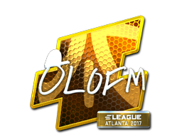 Наклейка | olofmeister (металлическая) | Атланта 2017