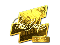 印花 | pashaBiceps（金色）| 2017年亚特兰大锦标赛