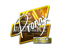 Наклейка | pronax (металлическая) | Атланта 2017