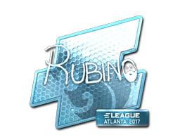 Наклейка | RUBINO (металлическая) | Атланта 2017