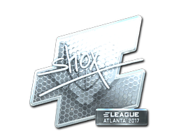 Наклейка | shox (металлическая) | Атланта 2017