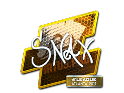 Наклейка | Snax (металлическая) | Атланта 2017