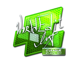 Наклейка | WorldEdit (металлическая) | Атланта 2017