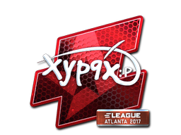 Наклейка | Xyp9x (металлическая) | Атланта 2017