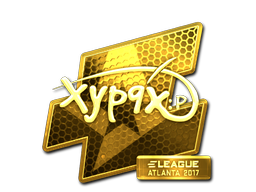 Наклейка | Xyp9x (золотая) | Атланта 2017