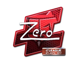 Наклейка | Zero (металлическая) | Атланта 2017