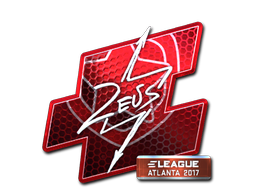 Наклейка | Zeus (металлическая) | Атланта 2017