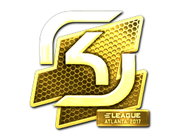 Наклейка | SK Gaming (золотая) | Атланта 2017