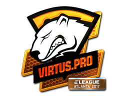 Наклейка | Virtus.Pro (металлическая) | Атланта 2017