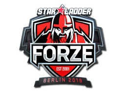 Наклейка | forZe eSports (металлическая) | Берлин 2019