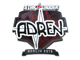 Наклейка | AdreN (металлическая) | Берлин 2019