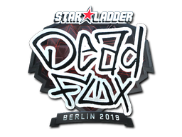 Наклейка | DeadFox (металлическая) | Берлин 2019