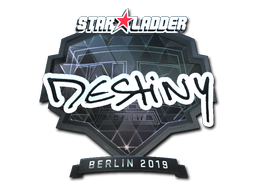 Наклейка | DeStiNy (металлическая) | Берлин 2019