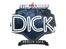 Наклейка | DickStacy (металлическая) | Берлин 2019
