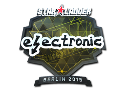 Наклейка | electronic (металлическая) | Берлин 2019