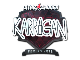 Наклейка | karrigan (металлическая) | Берлин 2019