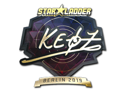 Наклейка | Keoz (золотая) | Берлин 2019