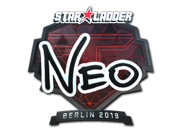 Наклейка | NEO (металлическая) | Берлин 2019
