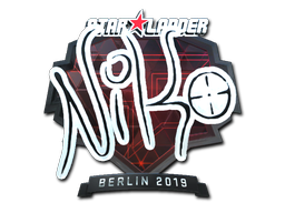 Наклейка | NiKo (металлическая) | Берлин 2019