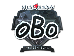Наклейка | oBo (металлическая) | Берлин 2019