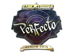 Наклейка | Perfecto (золотая) | Берлин 2019