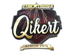 Наклейка | qikert (золотая) | Берлин 2019