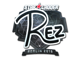 Наклейка | REZ (металлическая) | Берлин 2019