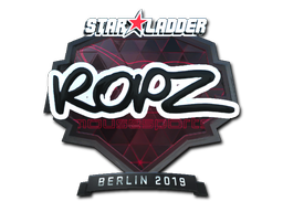 Наклейка | ropz (металлическая) | Берлин 2019