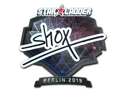 Наклейка | shox (металлическая) | Берлин 2019