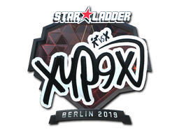 Наклейка | Xyp9x (металлическая) | Берлин 2019