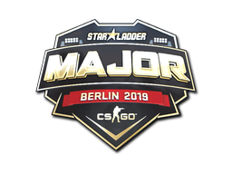 Наклейка | StarLadder (золотая) | Берлин 2019