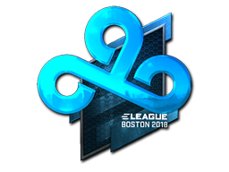 Наклейка | Cloud9 (металлическая) | Бостон 2018