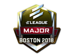 Наклейка | ELEAGUE (металлическая) | Бостон 2018