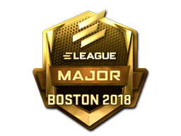 Наклейка | ELEAGUE (золотая) | Бостон 2018