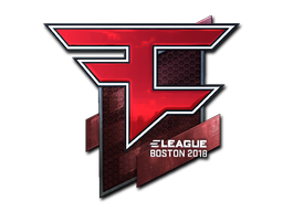 Наклейка | FaZe Clan (металлическая) | Бостон 2018