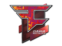 Наклейка | FaZe Clan (голографическая) | Бостон 2018