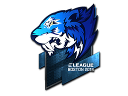 Наклейка | Flash Gaming (металлическая) | Бостон 2018