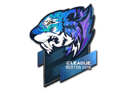 Наклейка | Flash Gaming (голографическая) | Бостон 2018
