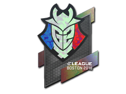 Наклейка | G2 Esports (голографическая) | Бостон 2018