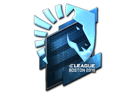 Наклейка | Team Liquid (металлическая) | Бостон 2018