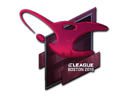 Наклейка | mousesports (металлическая) | Бостон 2018