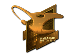 Наклейка | mousesports (золотая) | Бостон 2018